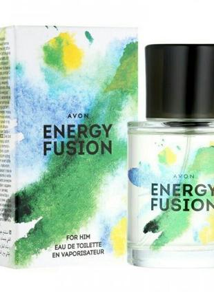 Туалетная Вода Мужская Energy Fusion for him, Avon аромат, муж...