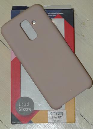Чохол ColorWay Samsung A605 A6 Plus 2018 Liquid Silicon pink 0667