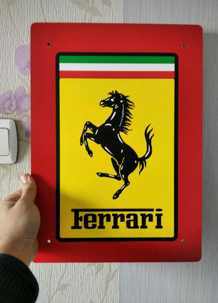 Табличка Ferrari