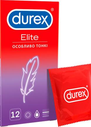 Презервативы Durex Elite с силиконовой смазкой (особенно тонки...