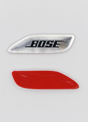 Эмблема Bose на сетку динамика (27х7 мм)