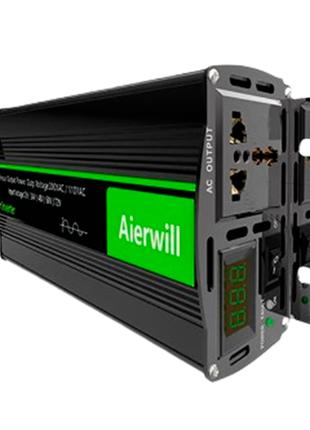 Инвертор Aierwill чистый синус 500Вт 12v 220В преобразователь ...