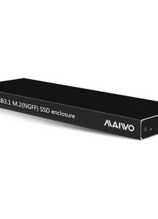 Карман внешний Maiwo M.2 SSD (NGFF) SATA USB3.1 GEN2 Type-C al...