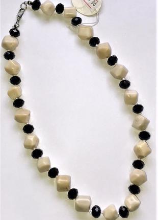 1, Бусы ожерелье из натурального коралла с бусинами из чешског...