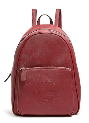Бордовий великий рюкзак з логотипом G GUESS by Gilman Гуесс Ор...