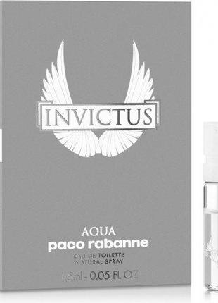 1,панфумована вода чоловіча Paco Rabanne Invictus Aqua 1.5 мл ...