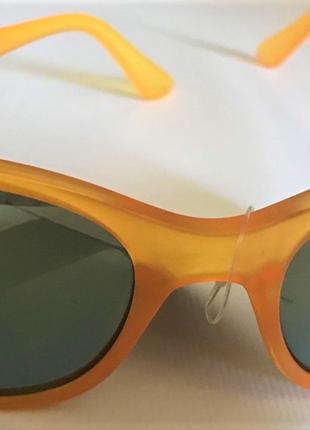 Дитячі Дзеркальні окуляри в помаранчевій пластиковій оправі Je...