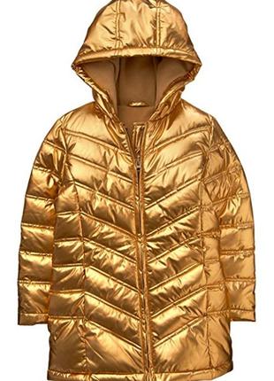 1, Стильная золотая куртка парка на флисе еврозима Размер L 8-...