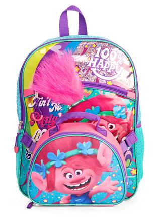 1, Детский стильный школьный рюкзак с ланчбоксом! Dreamworks T...