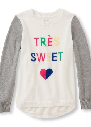 1. Тоненький хлопковый свитерок кофта Tres Sweet Сhildrensplac...
