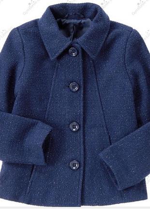 1, Стильний вовняний піджак пальто з люрексовою ниткою Розмір ...