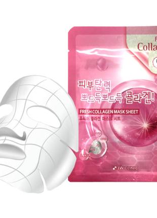 1, Тканинна ліфтинг маска для обличчя з колагеном 3W Clinic Fr...