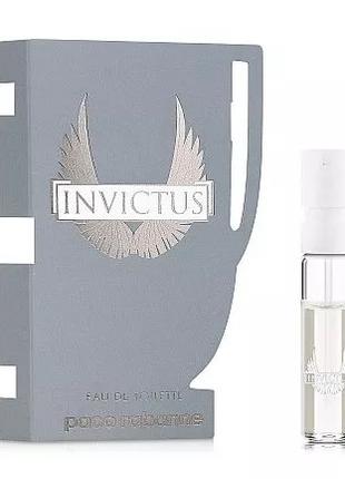 1, Парфумована вода чоловіча Paco Rabanne Invictus 1.5 мл проб...