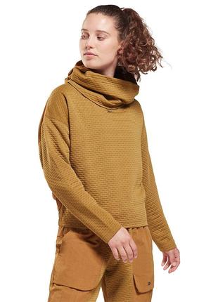 1, Свитшот худи овесайз для занятий спортом Рибок Reebok Therm...