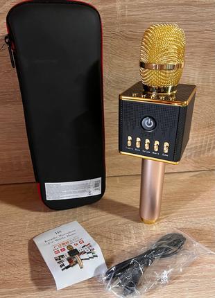 Беспроводной портативный микрофон караоке H8, USB, подсветка
