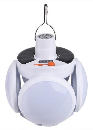 Світлодіодна лампа CHEGITO LED-лампа на акумуляторі сонячна ба...