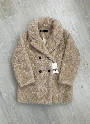 Нова шубка тедди шуба zara. розмір m