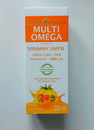 Multi omega 250 мл мульти омега фруктовий смак