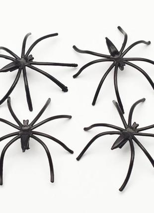 Пластикові павуки на Хеллоуїн, вечірки, сувеніри, декор іграшки