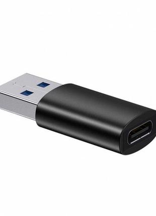 Адаптер OTG USB 3.1 to Type-C Baseus Ingenuity Mini Black (ZJJ...