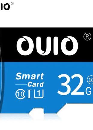 Флешка OUIO Картка TF / Micro SD 32Gb Class 10 + Адаптер