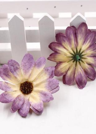 Штучна квітка - ромашка в стилі ретро, весільні прикраси