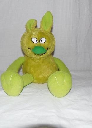 Мягкая игрушка hamleys ziggles кролик зеленый