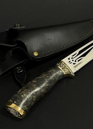 Нож с гербом Украины Тризуб