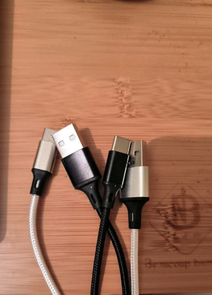 Кабель дріт usb type c шнур зарядне швидка зарядка