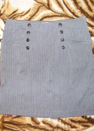 Классическая юбка миди от h&m, размер xl