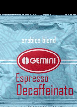 Кава в чалдах Gemini Decaffeinato