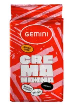 Кофе молотый Gemini Crema 250 гр.