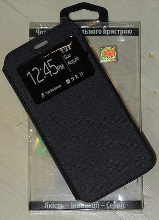 Чехол Dengos Flipp-Book Call ID для Huawei P20 lite black 0239