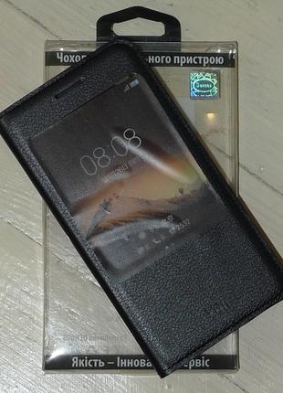 Чехол Dengos Flipp-Book Call ID для Huawei Y6 II black 0240