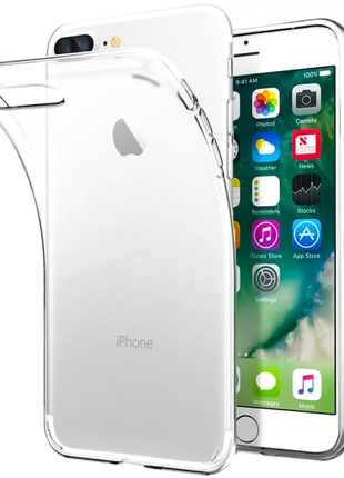 Силикон WS Apple iPhone 7 Plus / 8 Plus (прозрачный)