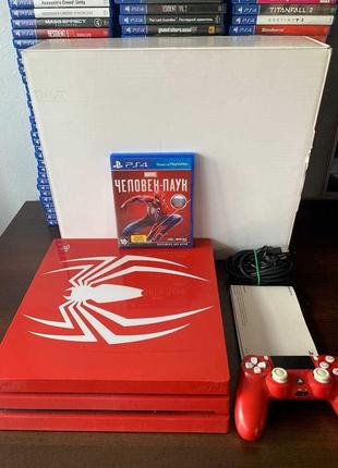 Playstation 4 pro Spider man, приставка без предоплат, ps4 гар...