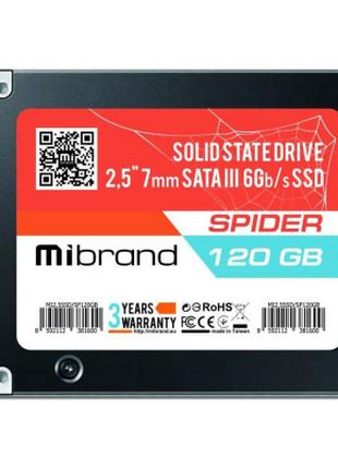 Накопитель SSD 2.5" 120GB Mibrand (MI2.5SSD/SP120GB)