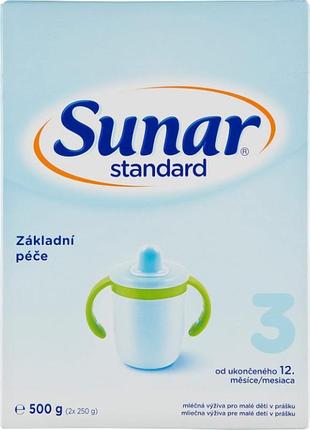 Молоко для малышей sunar standard 3