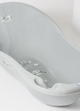 Ванночка 86 см "Сова" с термометром (Серый)