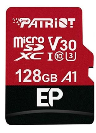 Карта пам' яті Patriot 128GB microSDXC class 10 UHS-I/U3 EP A1...
