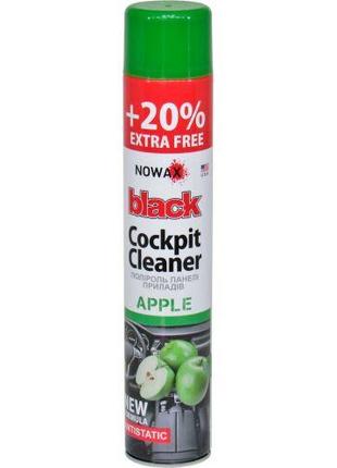 Полироль пластика NOWAX Cockpit Cleaner Apple 750мл. Полироль ...