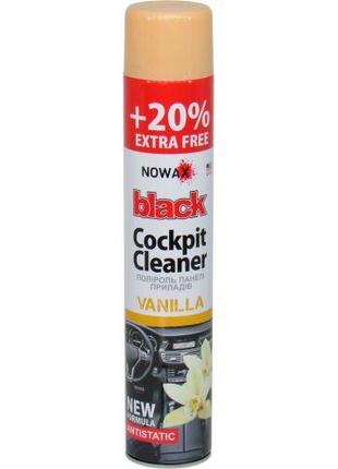 Полироль пластика NOWAX Cockpit Cleaner Vanilla 750мл. Полирол...