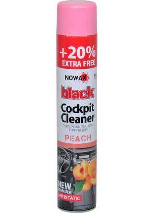 Полироль пластика NOWAX Cockpit Cleaner Peach 750мл. Полироль ...