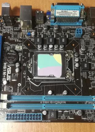 Asus H61M-C (s1155, Intel H61, PCI-E x16) (уценка-читать объяву)