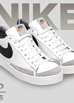 Мужские кроссовки nike blazer low 77 vintage / кожаные мужские...