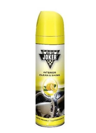 Полироль для панелей авто Joker 200ml Lemon, Полироль Пластика...