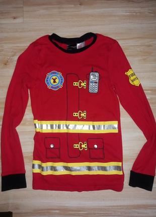 Реглан пижама пожарного h&m