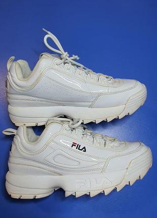 Белые кроссовки fila distruptor оригинал