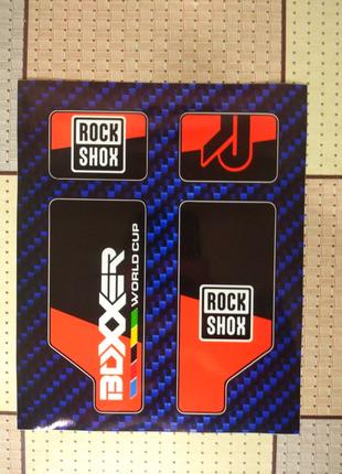 Rock Shox BOXXER наклейки на вилку велосипеда (помаранчевий)