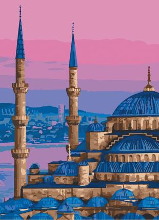 Картина по номерам 40х50 см. Голубая мечеть. Стамбул AC11225